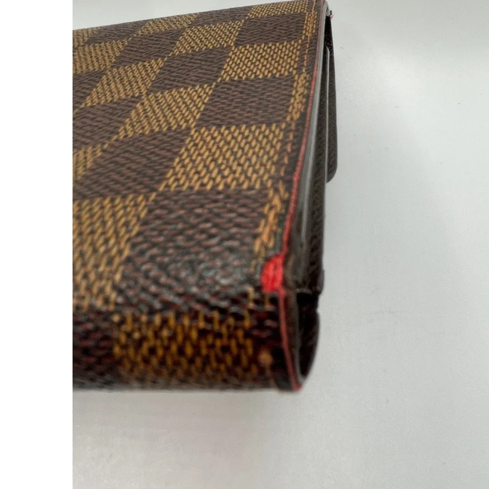 Louis Vuitton Damier Ebene Koala Wallet Brown Coated Canvas Made in France#846 - Picture 5 of 14